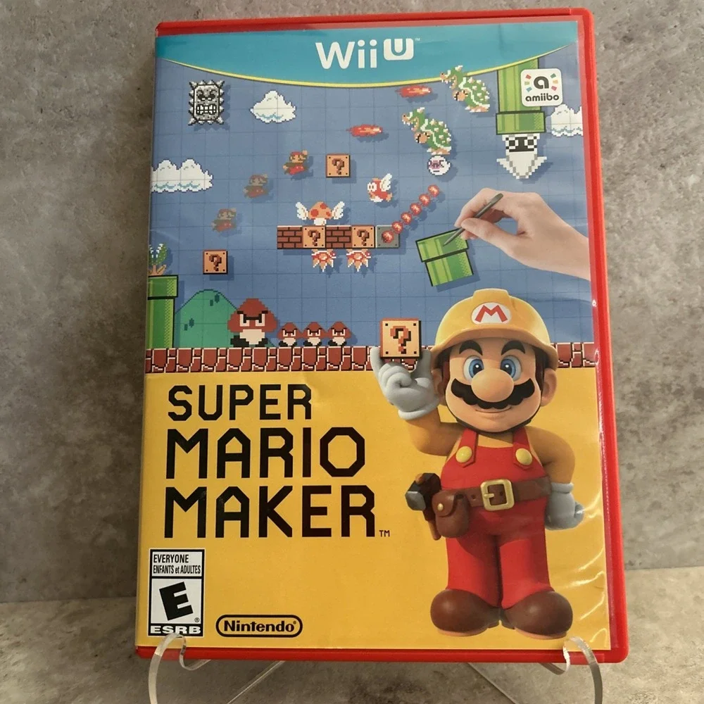 Super Mario Maker Nintendo Wii U CIB Complete